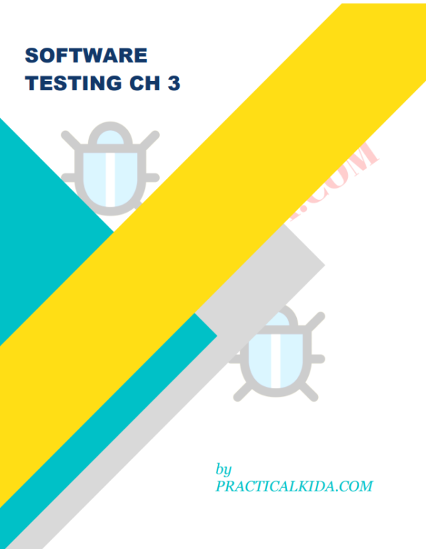 SFT 316314 Software Testing Notebook Chapter 3 PDF K Scheme